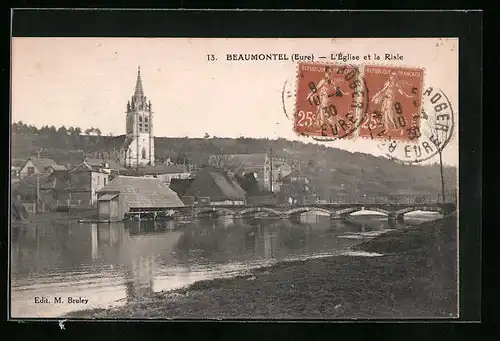 AK Beaumontel, L`Église et la Risle