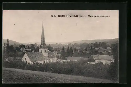 AK Hondouville, Vue panoramique