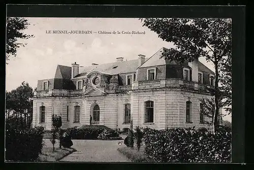 AK Le Mesnil-Jourdain, Château de la Croix-Richard