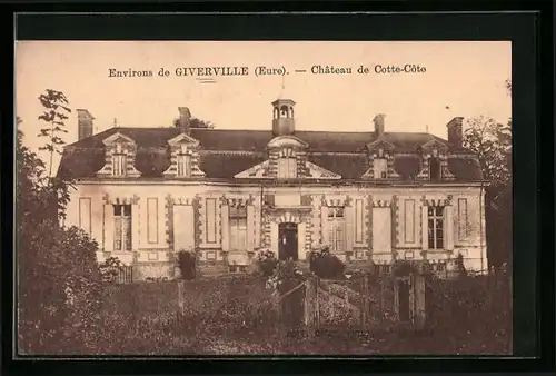 AK Giverville, Château de Cotte-Côte