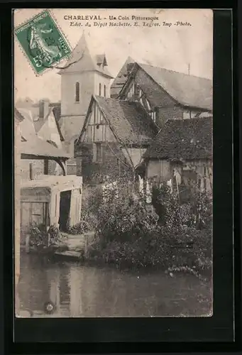 AK Charleval, Un Coin Pittoresque