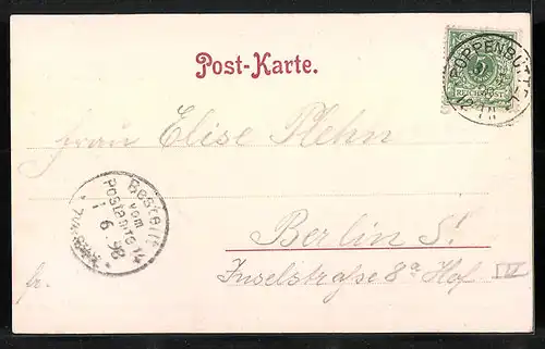 AK Hamburg-Poppenbüttel, Gasthaus zur Schleuse