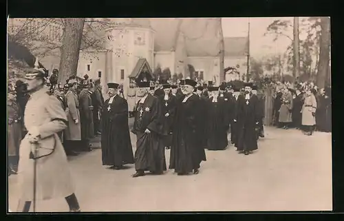 AK Oberhofprediger Dr. Dryander bei der Beisetzung der Kaiserin Auguste Victoria Königin von Preussen