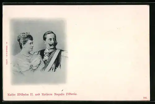 AK Kaiser Wilhelm II. und Kaiserin Auguste Victoria Königin von Preussen
