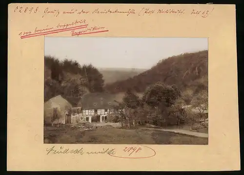 Fotografie Brück & Sohn Meissen, Ansicht Klipphausen, Blick auf die Neudeckmühle