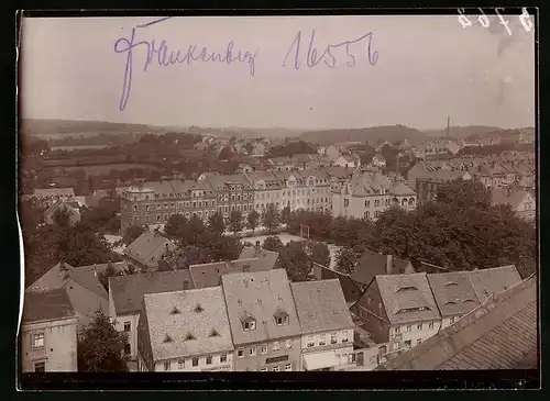 Fotografie Brück & Sohn Meissen, Ansicht Frankenberg i. Sa., Stadtpanorama von der Stadtkirche aus gesehen