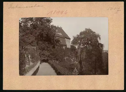 Fotografie Brück & Sohn Meissen, Ansicht Meissen, Aufgang zum Schloss Siebeneichen
