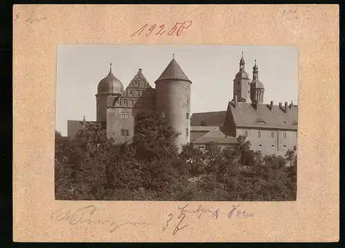 Fotografie Brück & Sohn Meissen, Ansicht Wurzen, Blick auf das Amtsgericht und den Dom