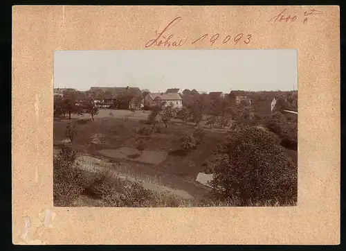 Fotografie Brück & Sohn Meissen, Ansicht Löbsal bei Diesbar a. Elbe, Blick in den Ort