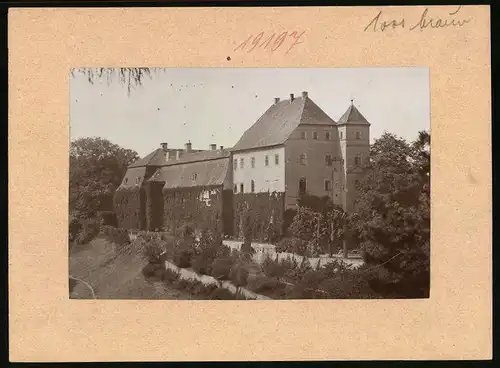 Fotografie Brück & Sohn Meissen, Ansicht Meissen, Partie am Schloss Siebeneichen
