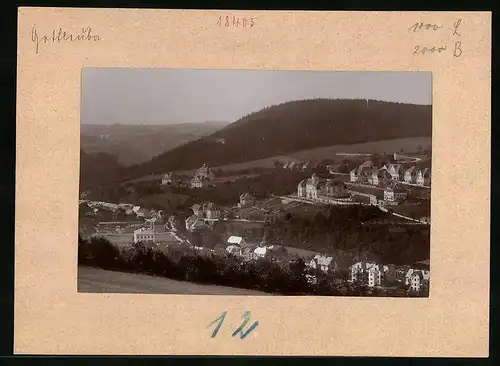 Fotografie Brück & Sohn Meissen, Ansicht Gottleuba, Blick von der Heerstrasse