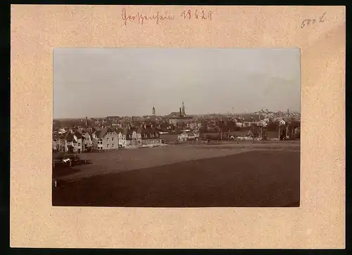 Fotografie Brück & Sohn Meissen, Ansicht Grossenhain, Panorama der Ortschaft