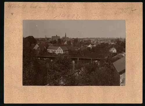 Fotografie Brück & Sohn Meissen, Ansicht Wilsdruff, Panorama der Ortschaft