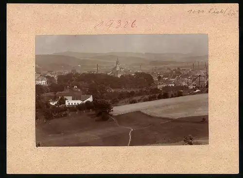 Fotografie Brück & Sohn Meissen, Ansicht Bischofswerda, Blick vom Napoleonstein