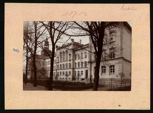 Fotografie Brück & Sohn Meissen, Ansicht Bautzen, Lutherschule, Schule - Schulhaus