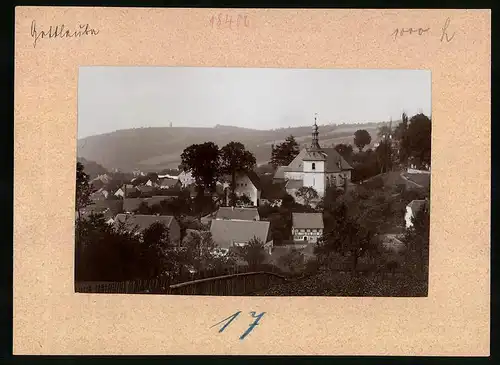 Fotografie Brück & Sohn Meissen, Ansicht Bad Gottleuba, Blick vo, Tannenbusch nach der Panoramahöhe