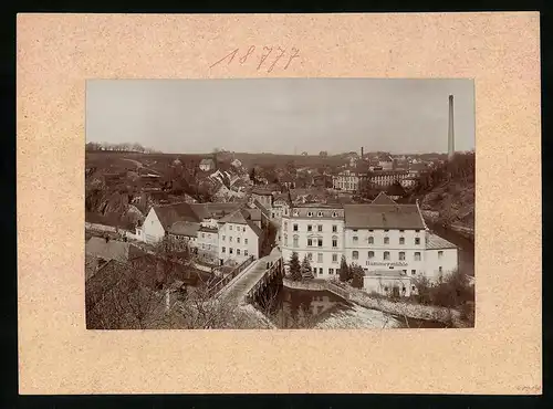 Fotografie Brück & Sohn Meissen, Ansicht Bautzen, Partie an der Hammermühle mit Blick nach Seidau