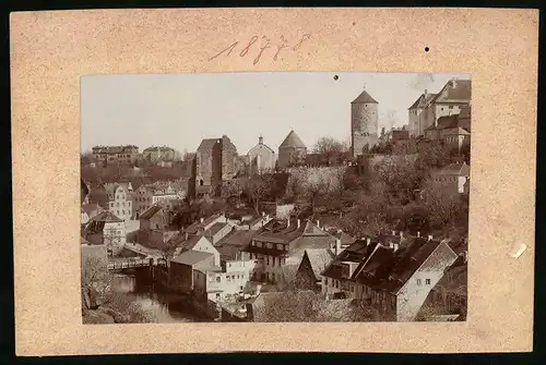 Fotografie Brück & Sohn Meissen, Ansicht Bautzen, Ortsansicht vom Proitzschenberg aus gesehen