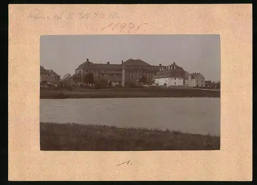 Fotografie Brück & Sohn Meissen, Ansicht Freiberg i. Sa., Kaserne des III. Bataillon Infanterie-Regiment Nr. 182