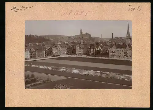 Fotografie Brück & Sohn Meissen, Ansicht Meissen, Blick auf Cölln, Johannes- und Urbanskirche