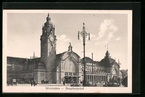 AK Wiesbaden, Hauptbahnhof