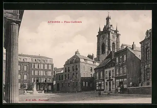 AK Avesnes, Place Guillemin