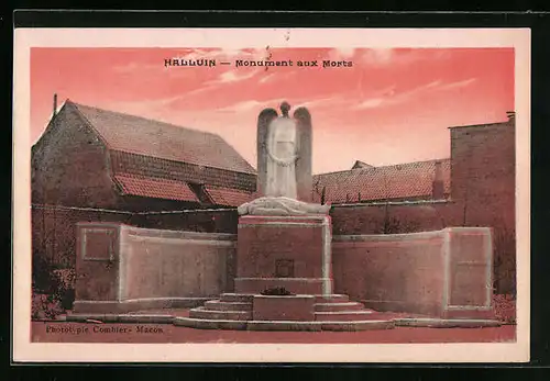 AK Halluin, Monument aux Morts