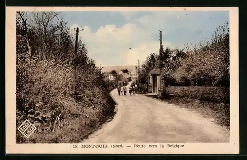 AK Mont-Noir, Route vers la Belgique