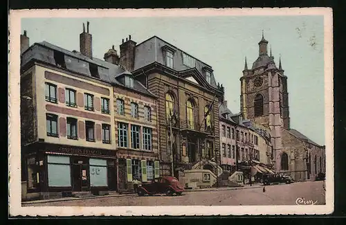 AK Avesnes-sur-Helpe, La Place d`Armes