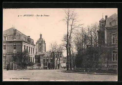 AK Avesnes, Rue de France