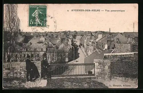 AK Avesnes-sur-Helpe, Vue panoramique