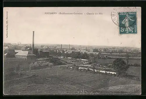 AK Fourmies, Établissement Carissino, Chemin des Blés