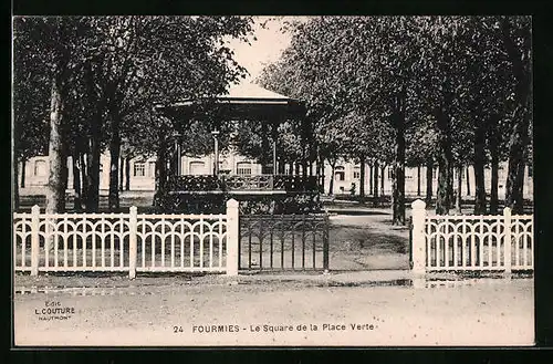 AK Fourmies, Le Square de la Place Verte