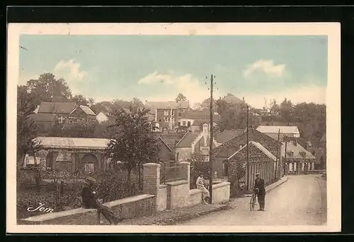 AK Wargnies-le-Grand, L`Entrée du Village