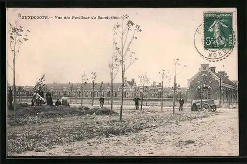 AK Zuydecoote, Zuydecoote, Vue des Pavillons du Sanatorium
