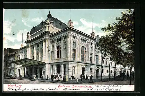 AK Hamburg-St.Georg, Deutsches Schauspielhaus