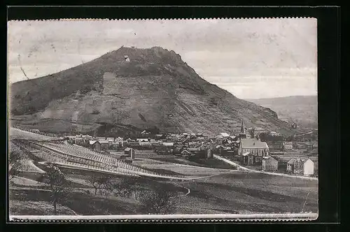 AK Heppingen, Ortsansicht mit Landskrone