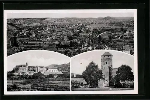AK Ahrweiler, Totalansicht, Niedertor, Kloster Kalvarienberg