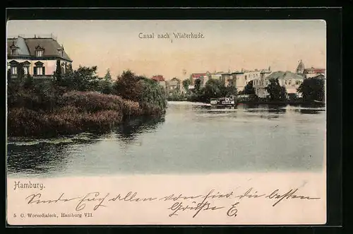 AK Hamburg, Canal nach Winterhude