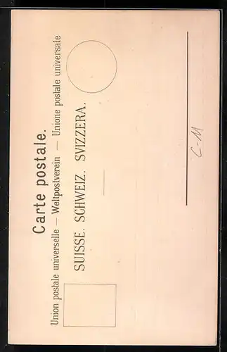 AK Schweiz, Mann mit Fahne République Lémanique, Souvenir du Centenaire de l`Indépendance Vaudoise