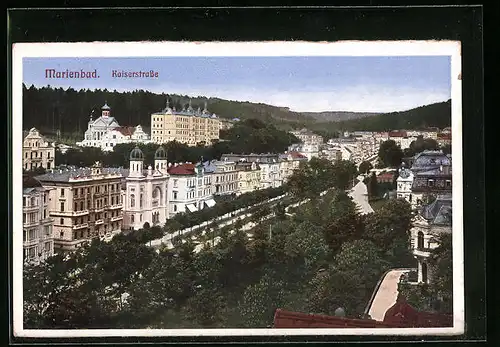 AK Marienbad, Synagoge in der Kaiserstrasse