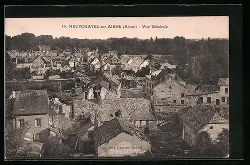 AK Neufchatel-sur-Aisne, Vue Générale