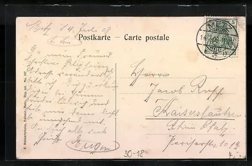 Künstler-AK Episode de a guerre 1870, La mort du Général Douai