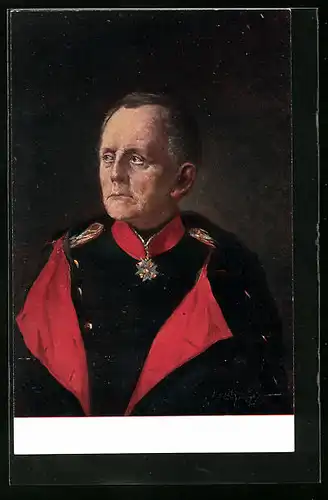 AK General von Moltke in Uniform, Reichseinigungskriege