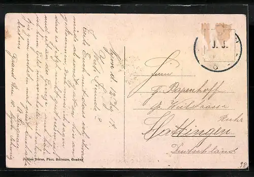 AK Nyon, Le Quai e tl`Hôtel Beau-Rivage