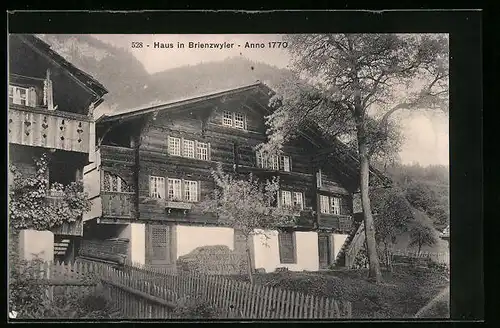AK Brienzwyler, Haus aus dem Jahre 1770