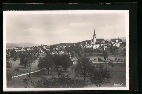 AK Hochdorf, Totalansicht aus der Ferne