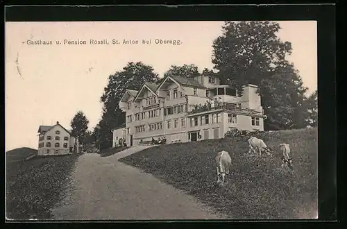 AK St. Anton bei Oberegg, Gasthaus und Pension Rössli