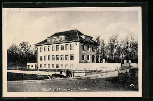 AK Rüdtligen-Alchenflüh, Ansicht vom Schulhaus