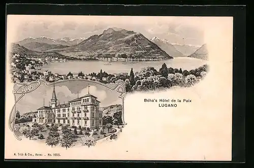 AK Lugano, Béhas Hotel de la Paix, Panorama